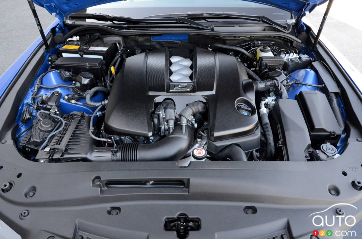 Lexus IS 500 F Sport Performance 2022, moteur